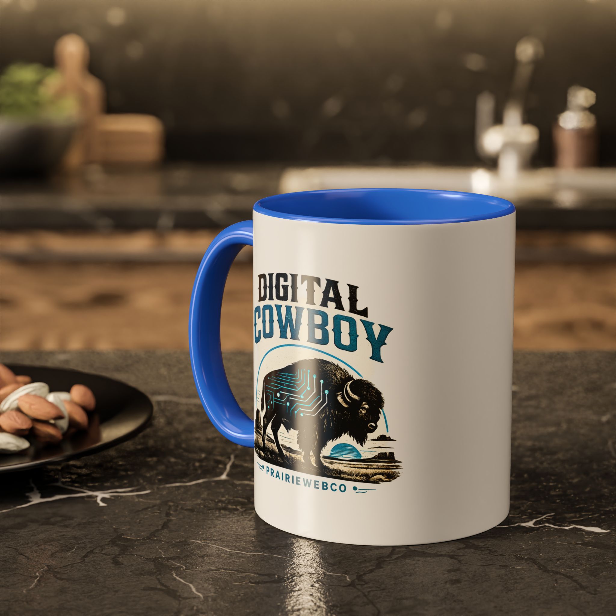 Retro Fishing Coffee Mug — "Gone Fishin'" 11oz/15oz Color Accent - Image 5